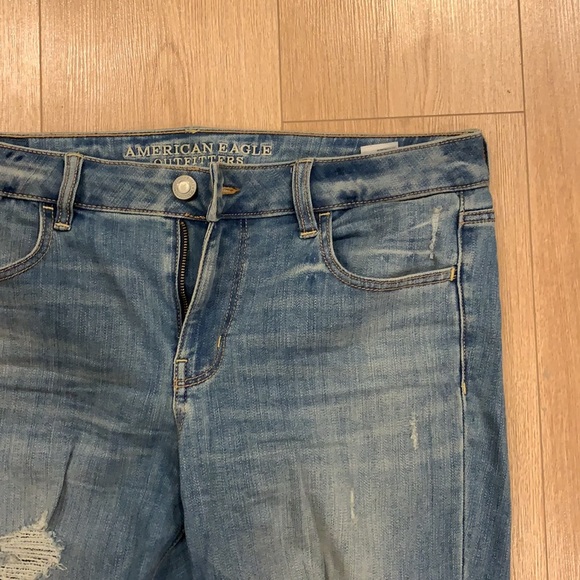 AEO Distressed Skinny Jeggings - Picture 2 of 7